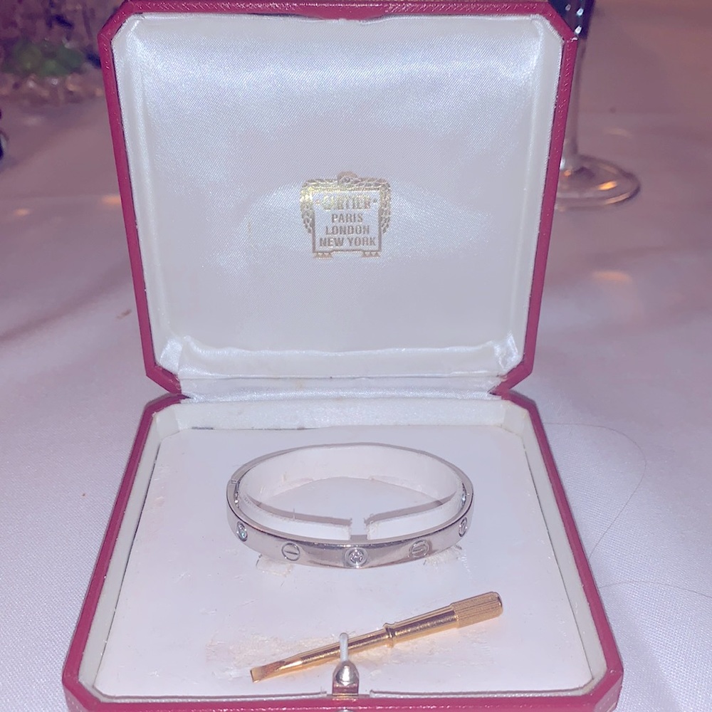 Cartier 6 diamond love bracelet